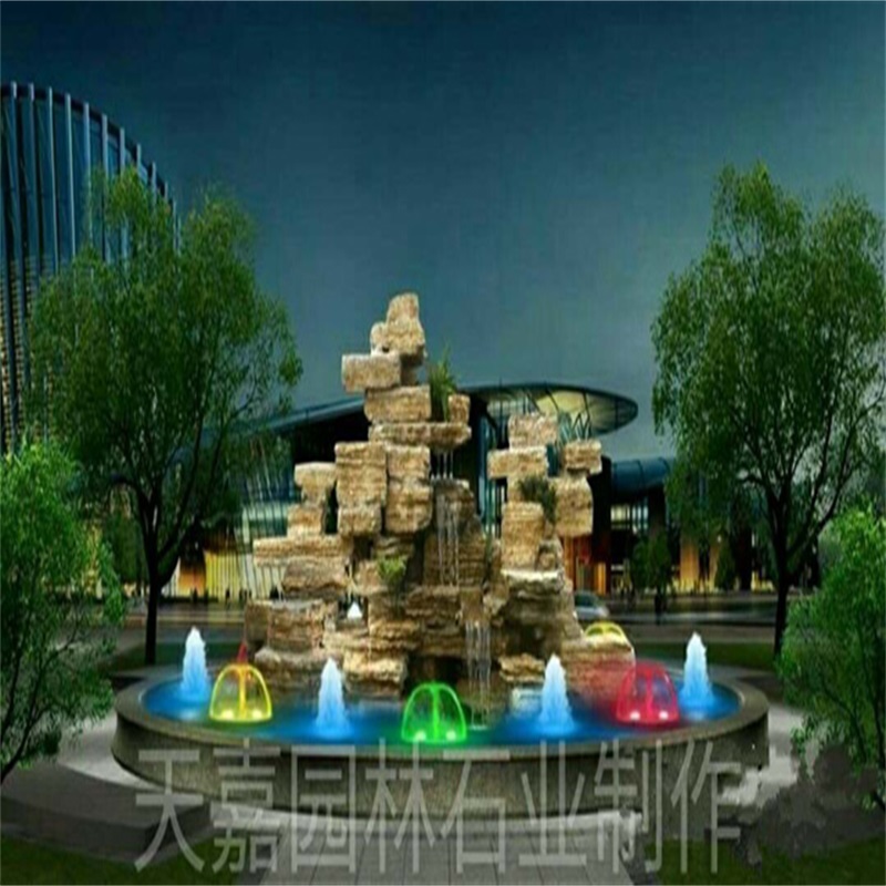 盐城水幕墙喷泉设计